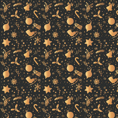 Black and Gold Custom Wrapping Paper