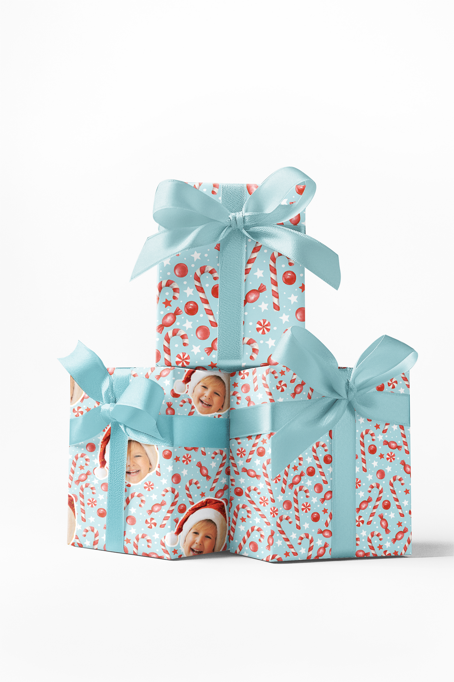 Blue Candy Custom Wrapping Paper