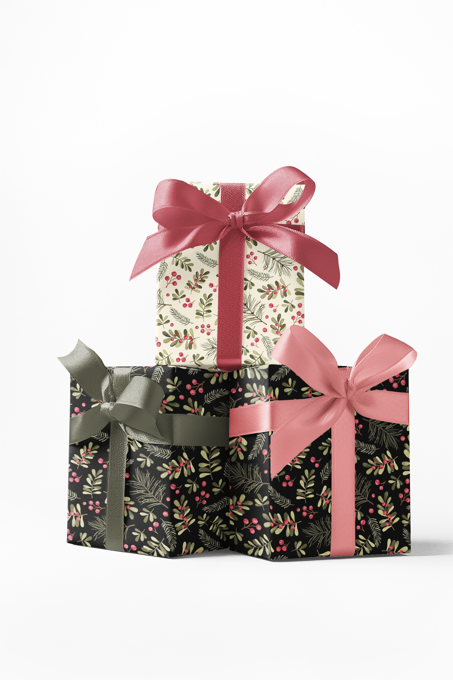 Cranberry Print Custom Wrapping Paper