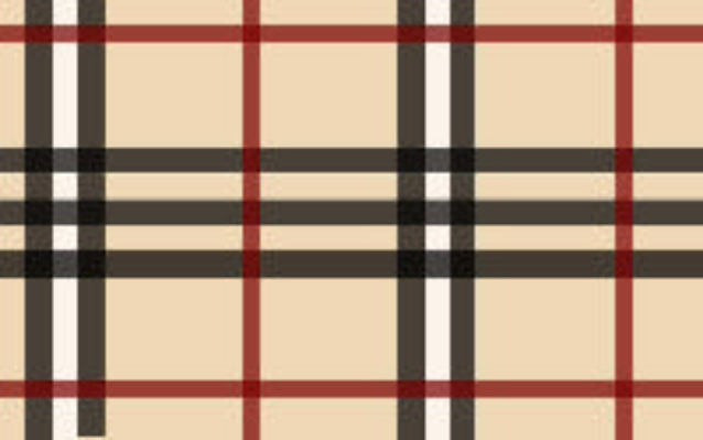 Custom Burberry Designer Pattern Wrapping Paper
