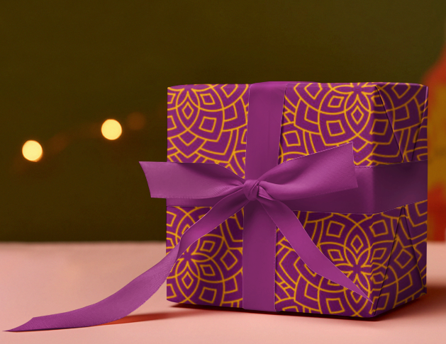 Custom Hindi Print Custom Wrapping Paper