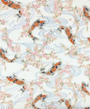Custom Koi Christmas Custom Wrapping Paper