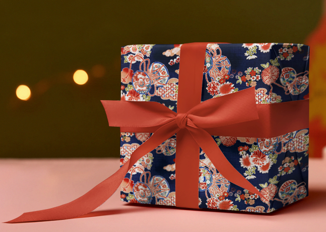 Custom Springtime in Japan Custom Wrapping Paper