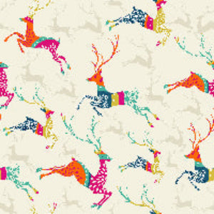 Rainbow Reindeer Custom Paper