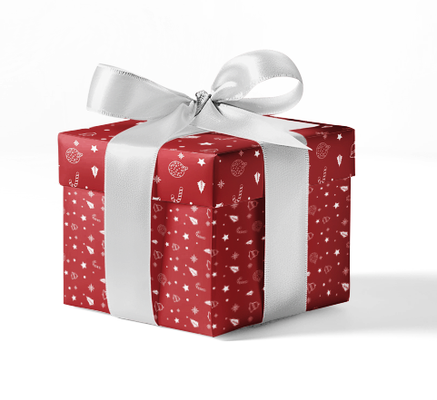 Fun Red Custom Wrapping Paper