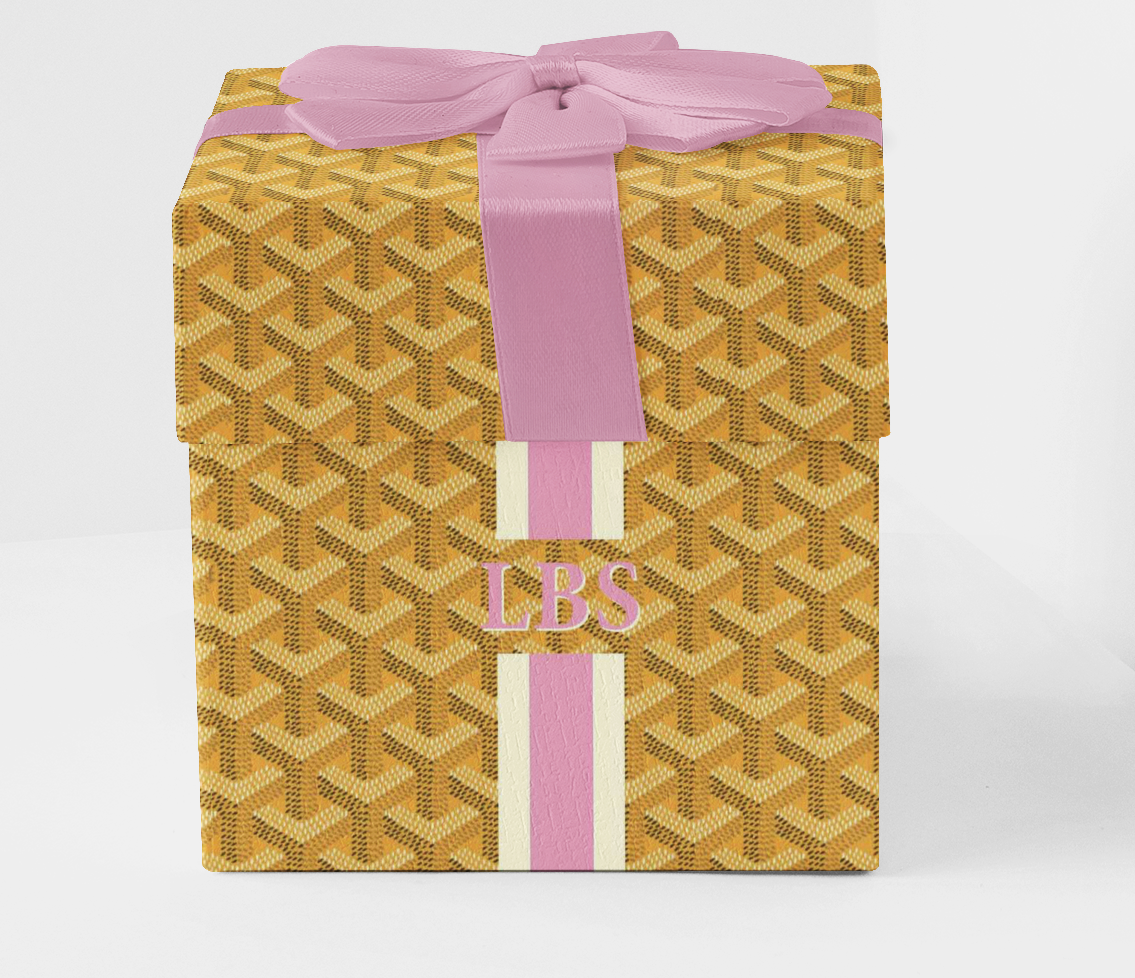 Custom Initals Designer Wrapping Print