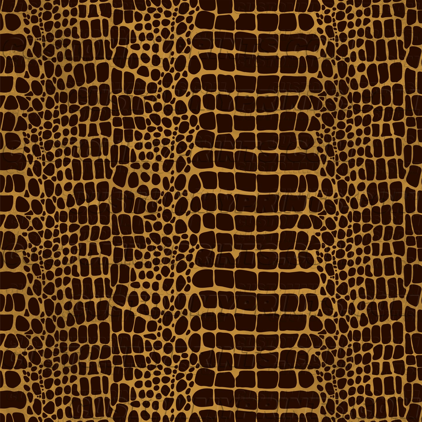 Brown crocodile skin texture pattern