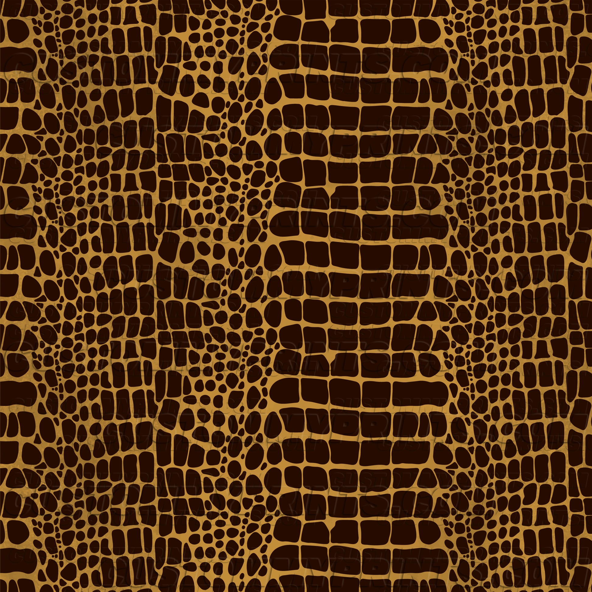 Brown crocodile skin texture pattern