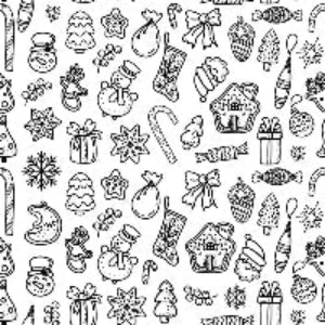 Black and White Custom Wrapping Paper