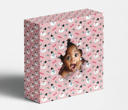 Custom Face Holiday Wrapping Paper  “Breakout”