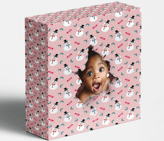 Custom Face Holiday Wrapping Paper  “Breakout”