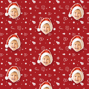 Candy Cane Cheer Custom Holiday Wrapping Paper
