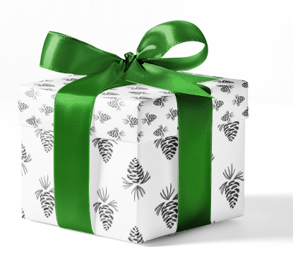 Christmas Pine Custom Wrapping Paper