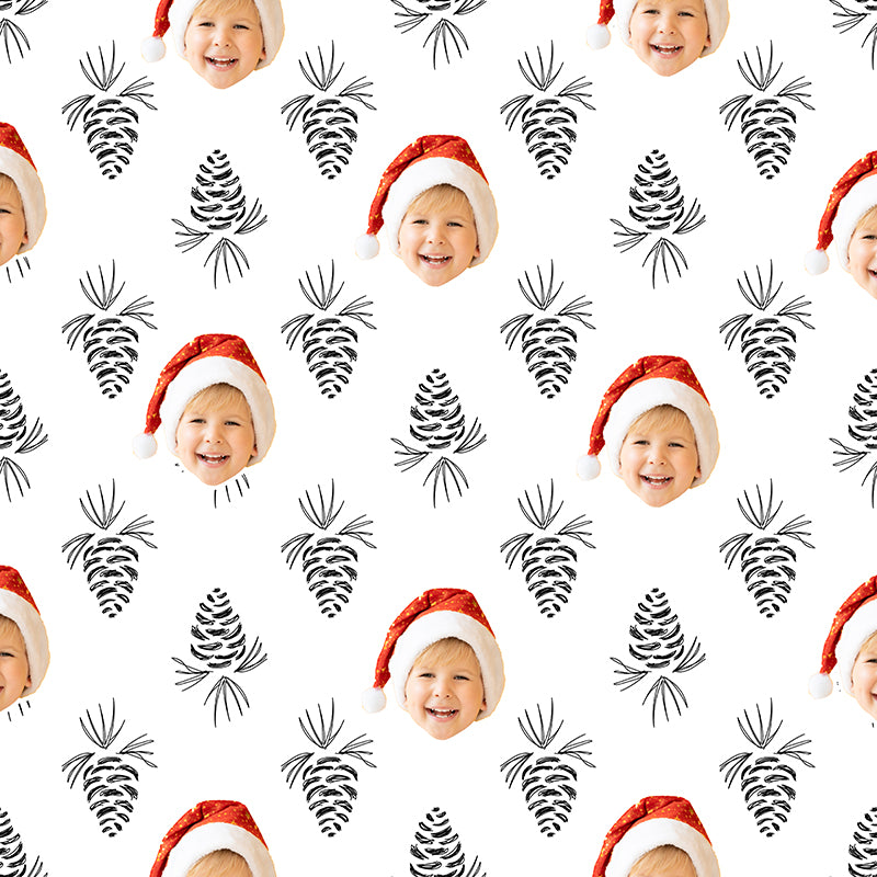 Christmas Pine Custom Wrapping Paper