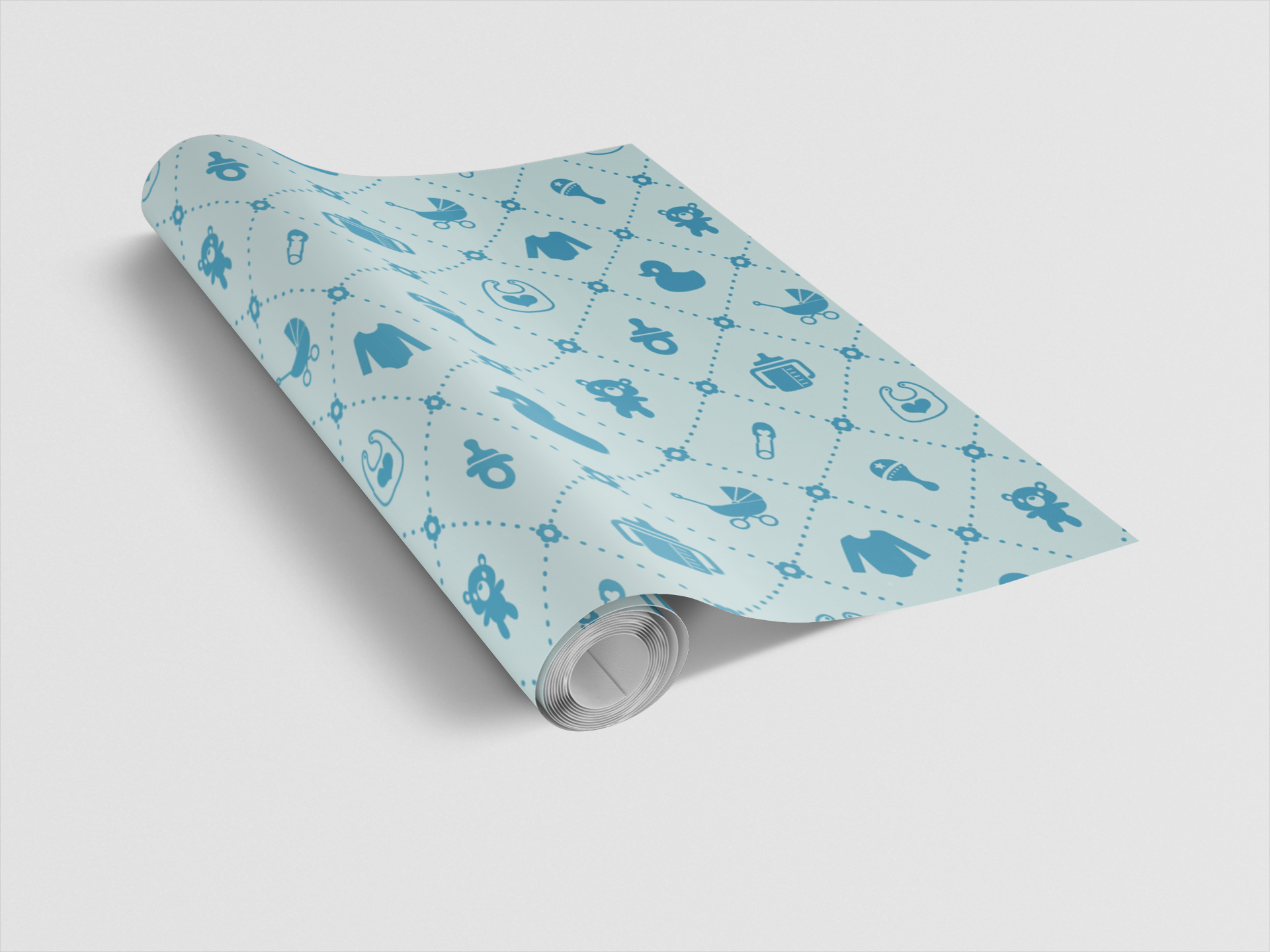 Custom_Baby_Quilt_Wrapping_Paper roll