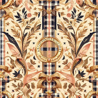 Custom_Burberry_Ornate_Designer_Wrapping_Paper
