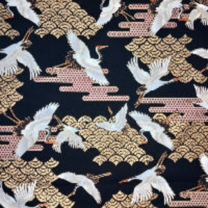 Custom Crane Japanese Print Wrapping Paper