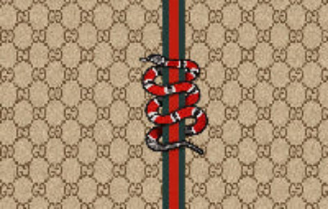 Custom Gucci Snake Designer Pattern Wrapping Paper