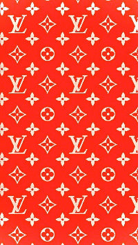 Custom Louis Vuitton Red Pattern Wrapping Paper