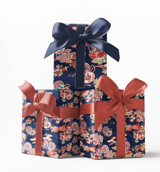 Custom Springtime in Japan Custom Wrapping Paper