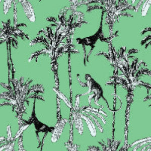 Custom Swinging Monkeys Custom Wrapping Paper