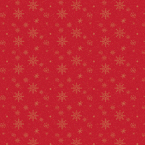 Golden Snowfall Custom Holiday Wrapping Paper