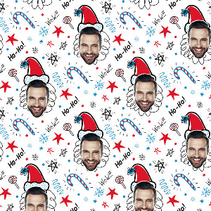 HoHoHo Santa Custom Wrapping Paper