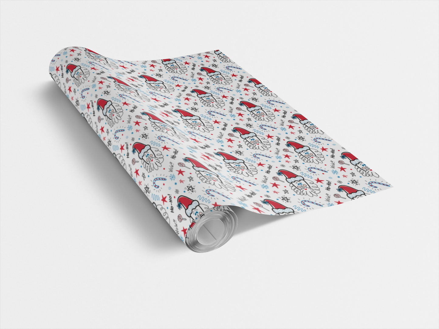 HoHoHo Santa Custom Wrapping Paper