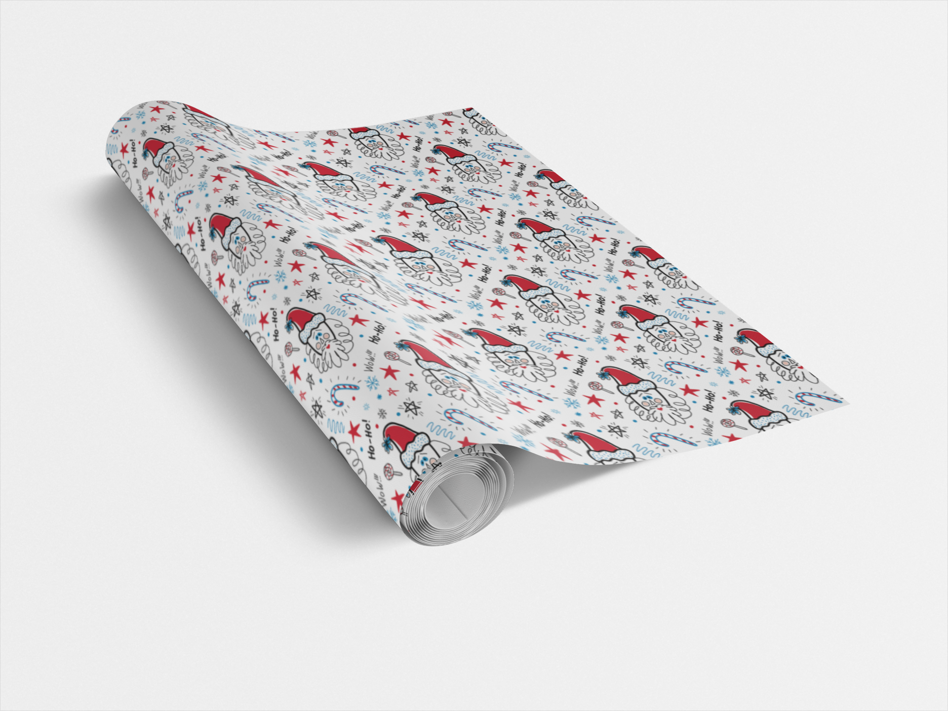 HoHoHo Santa Custom Wrapping Paper
