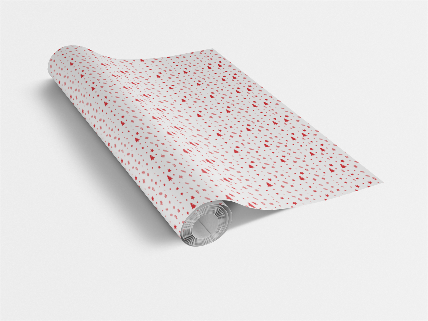 Little Red Trees Custom Wrapping Paper