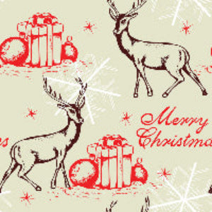Merry Christmas Print Custom Wrapping Paper