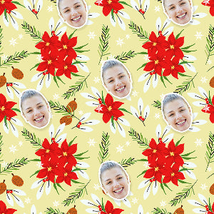 Point Setter Custom Wrapping Paper