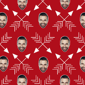 Red Arrow Custom Wrapping Paper