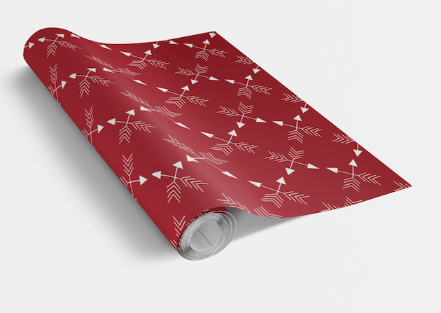 Red Arrow Custom Wrapping Paper