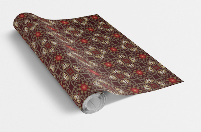 Quilted Print Custom Wrapping Paper