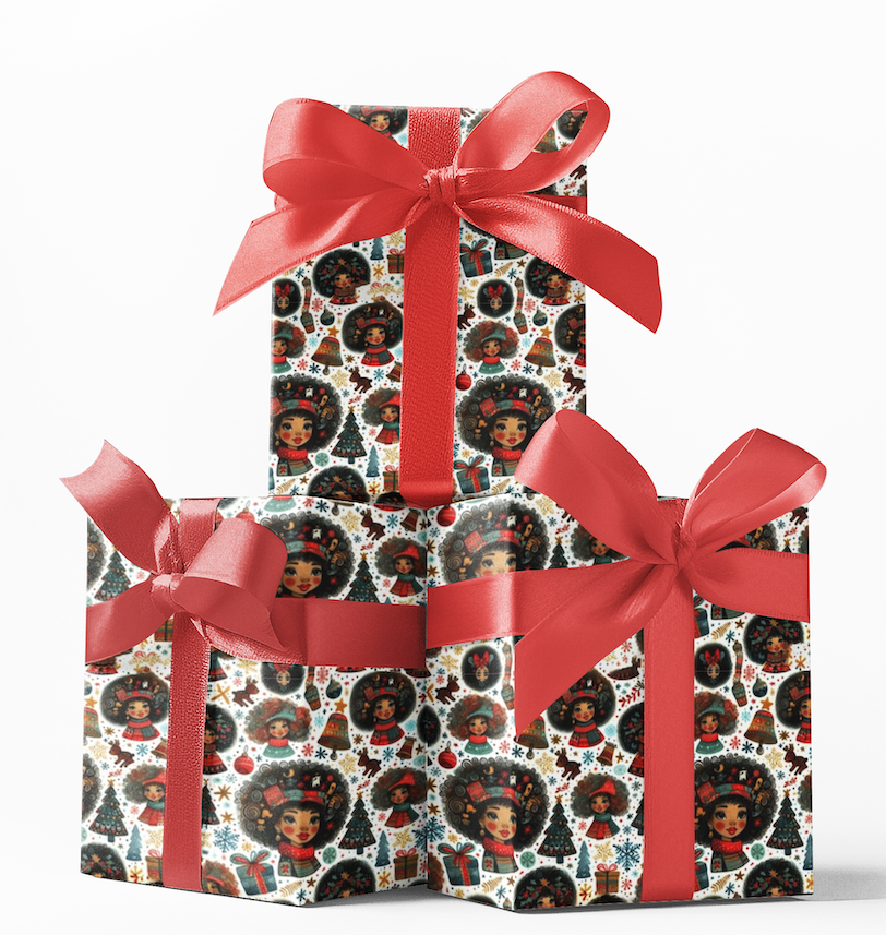 Beautiful Girl Custom Wrapping Paper