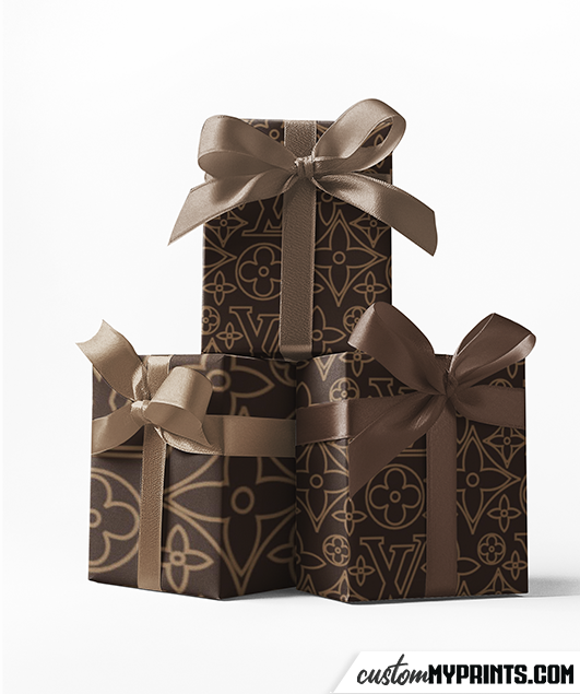 Custom Designer Outline Wrapping Paper