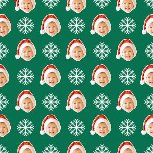 Snow Flake Custom Wrapping Paper