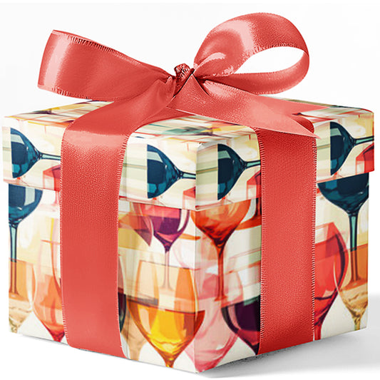 Wine Time Custom Wrapping Paper