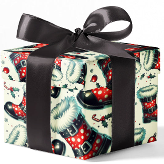 Happy Boots Custom Wrapping Paper
