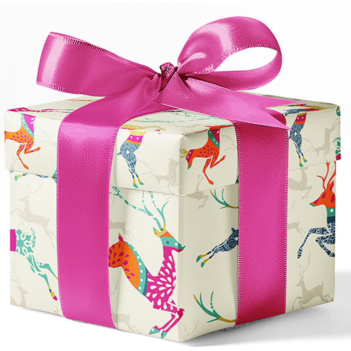 Rainbow Reindeer Custom Paper