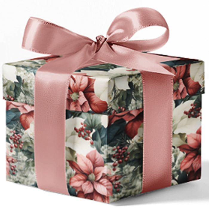 Pink Point Setters Custom Wrapping Paper