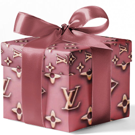 Custom Designer Pink Metallic Designer Wrapping Paper