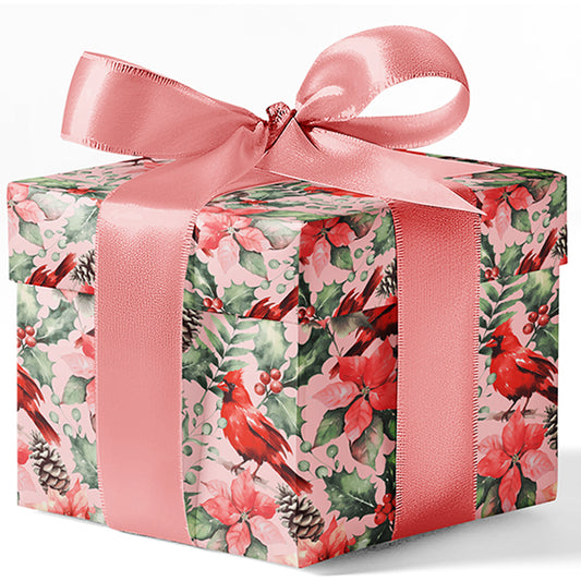 Cardinal Christmas Custom Wrapping Paper