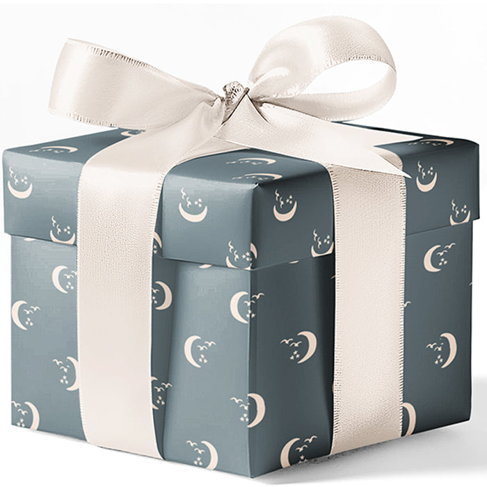 Moon and Stars Custom Wrapping Paper