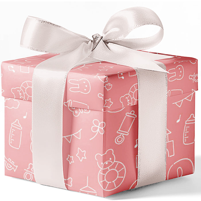 Pink Baby Custom Wrapping Paper
