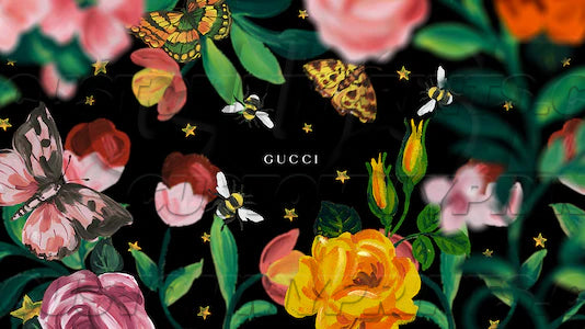 Custom Floral Designer Pattern Wrapping Paper