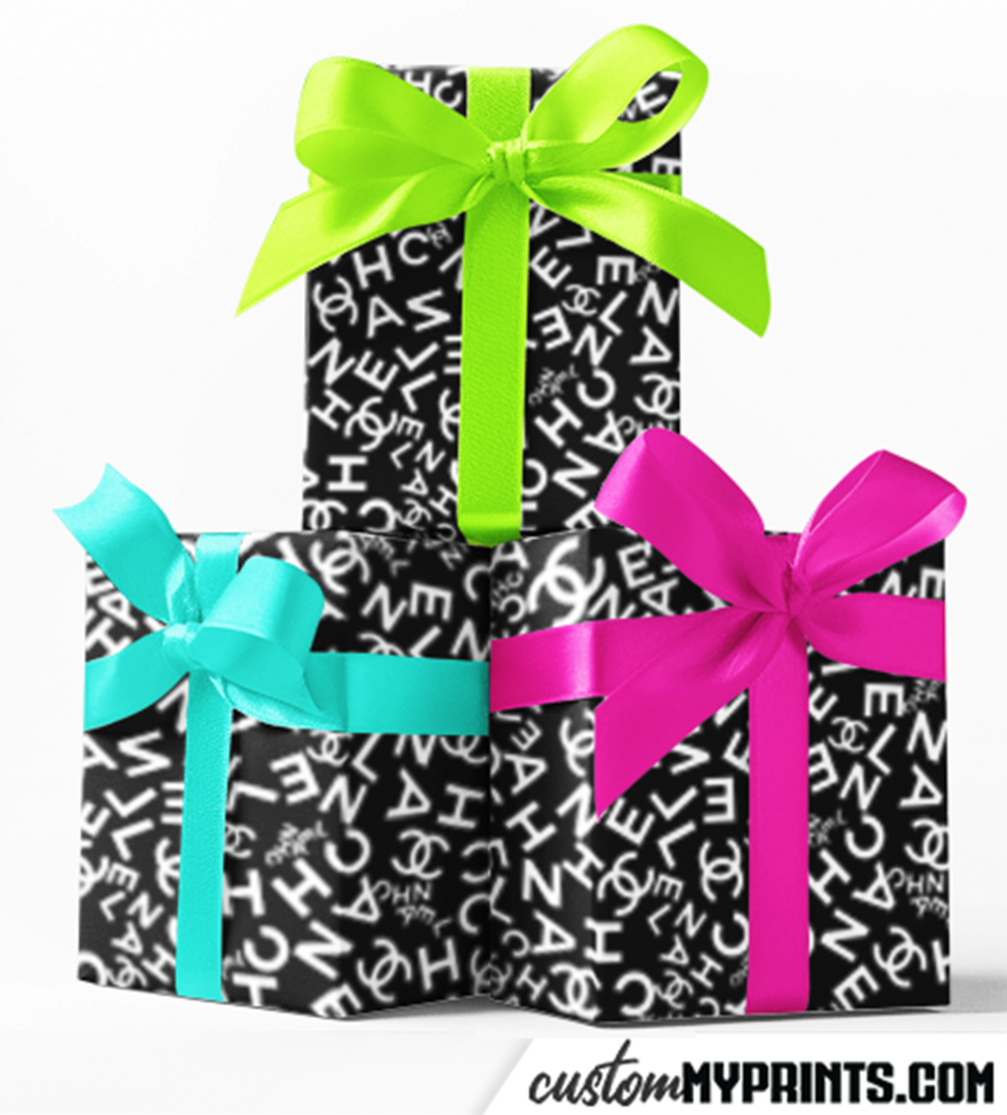 Custom Designer Logo Print Custom Wrapping Paper