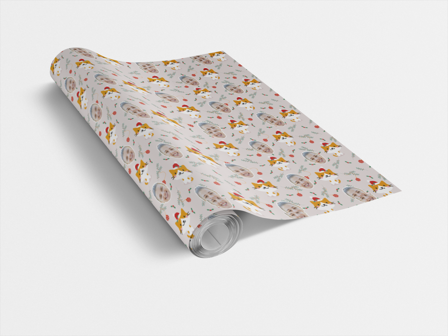Happy Kitty Custom Wrapping Paper
