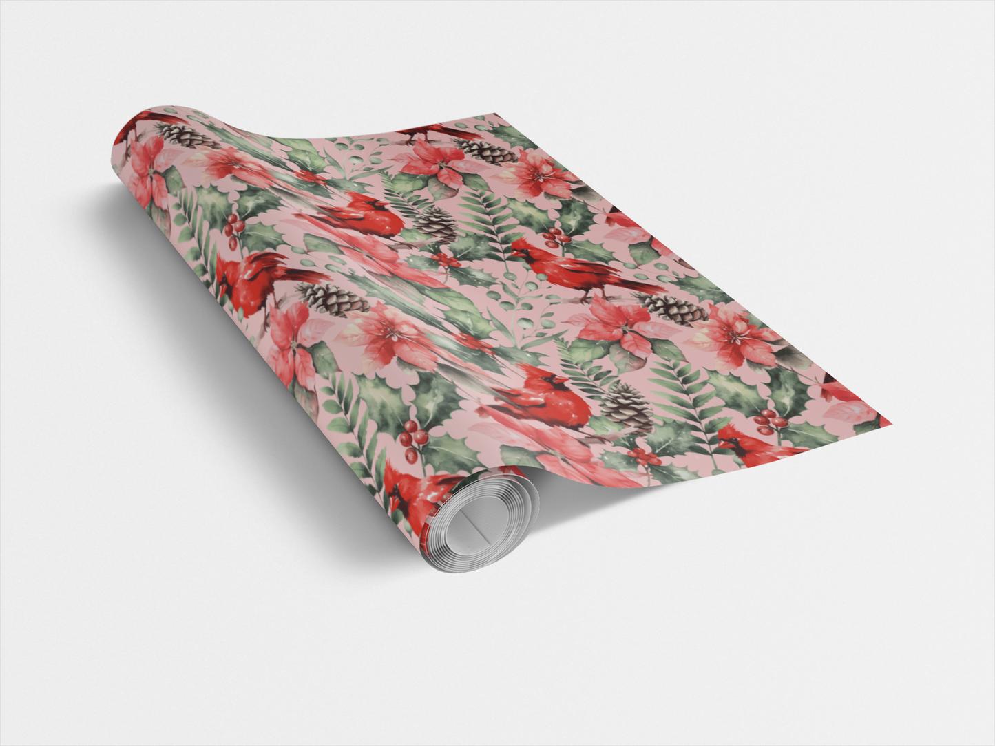 Cardinal Christmas Custom Wrapping Paper